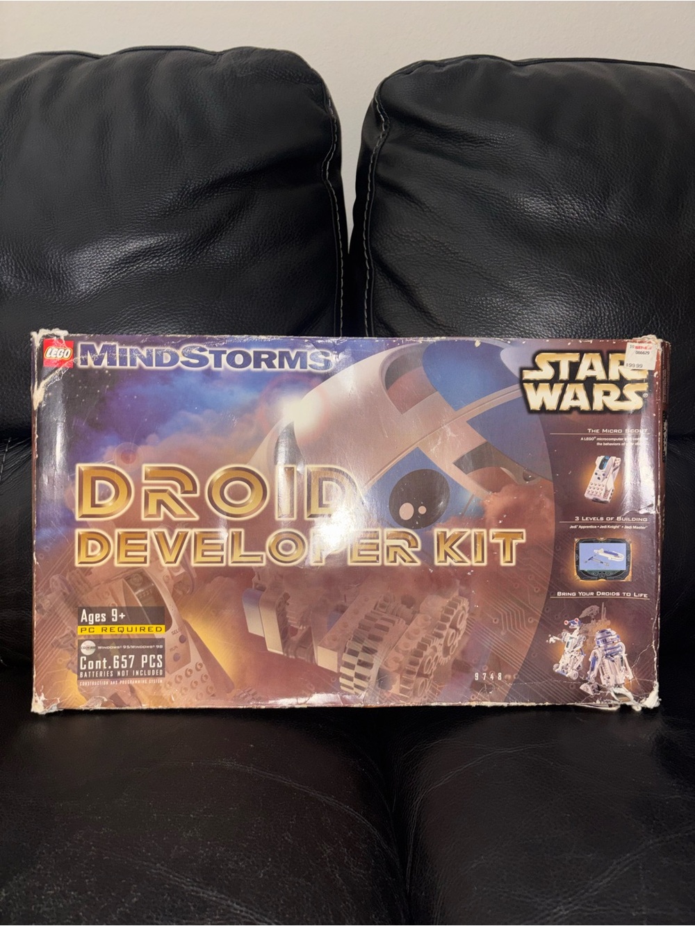 Vintage 1999 LEGO Star Wars Mindstorms Droid Developer Kit 9748 Open Box New Bag